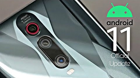 Xiaomi Redmi K20 Pro Premium Android 11 Official Update