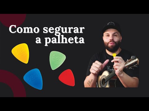 Como segurar a palheta e a postura correta para cavaquinho