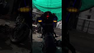 New modification mt15 light #viral #automobile #modificition #mt15#rider #all Bick #yamaha #india