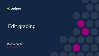 Famous Edit grading - Cadpro Tools for Civil 3D Wealth