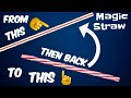 Very Easy Magic Trick.. Twisted Straw Tutorial