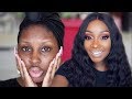 Get Ready with Me | Rose Toned Makeup + Styling Tinashe Loose Deep Hair | Makeupd0ll