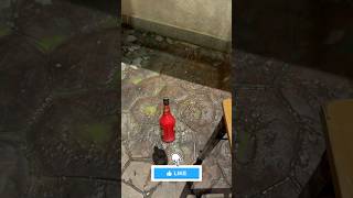 Oddly satisfying bottle rolling glass and tiles breaking bottle asmr #asmr #crushingtime #satisfying