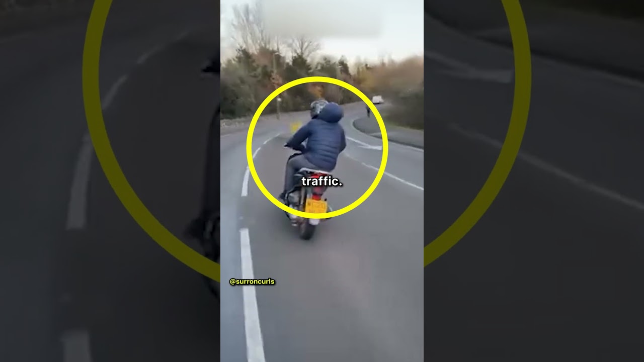 Bad Biker Rider Gets Instant Karma