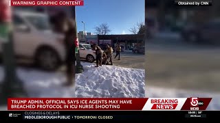 ICE agents may have breached protocol in ICU nurse shooting, Trump admin says