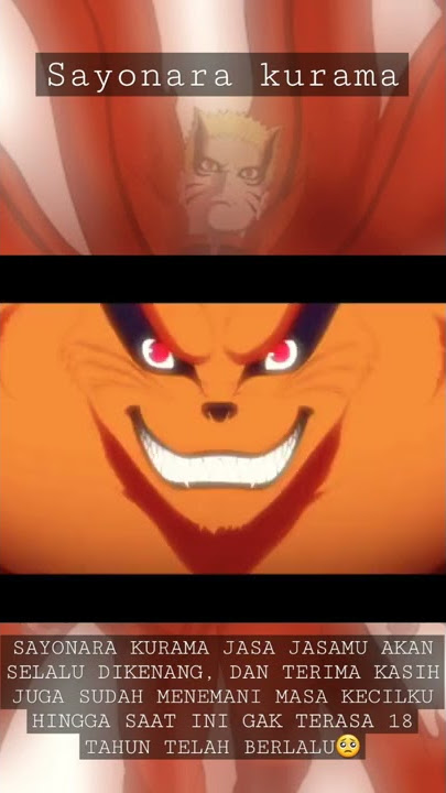 kematian kurama #kurama #narutokurama #kuramamati