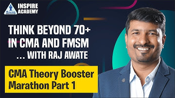 CMA theory booster marathon part 1 | CS executive CMA theory | by Raj Awate