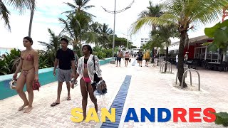 4K SAN ANDRES ISLAND 🏖️  Beauty of sidewalk Spratt Bight Beach on Foot Colombia Walking Tour 🇨🇴 by Mr Walking 726 views 6 months ago 15 minutes