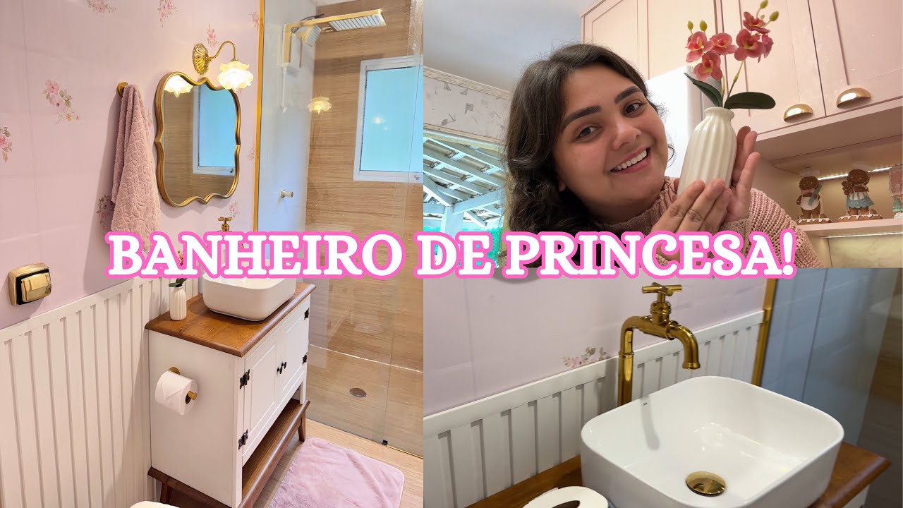 NOSSO BANHEIRO FICOU PRONTO!