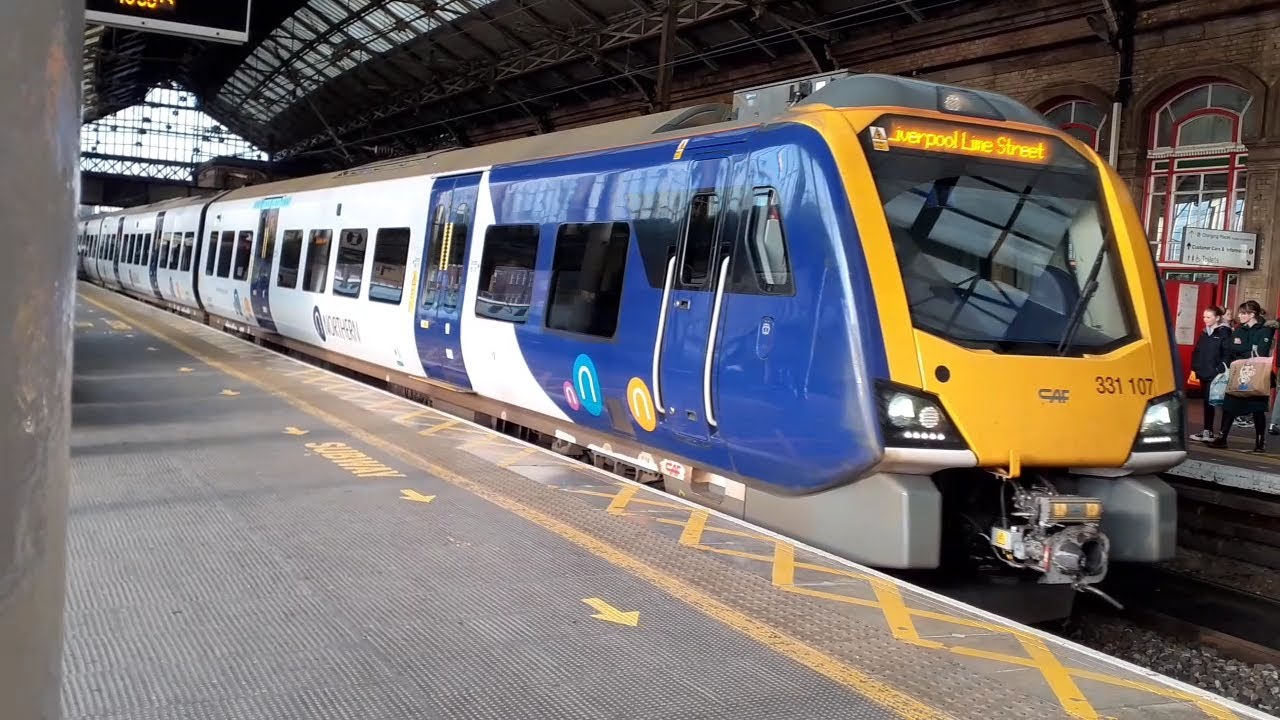 Onboard Northern Rail Class 331 CAF Civity (331107) Blackpool North ...