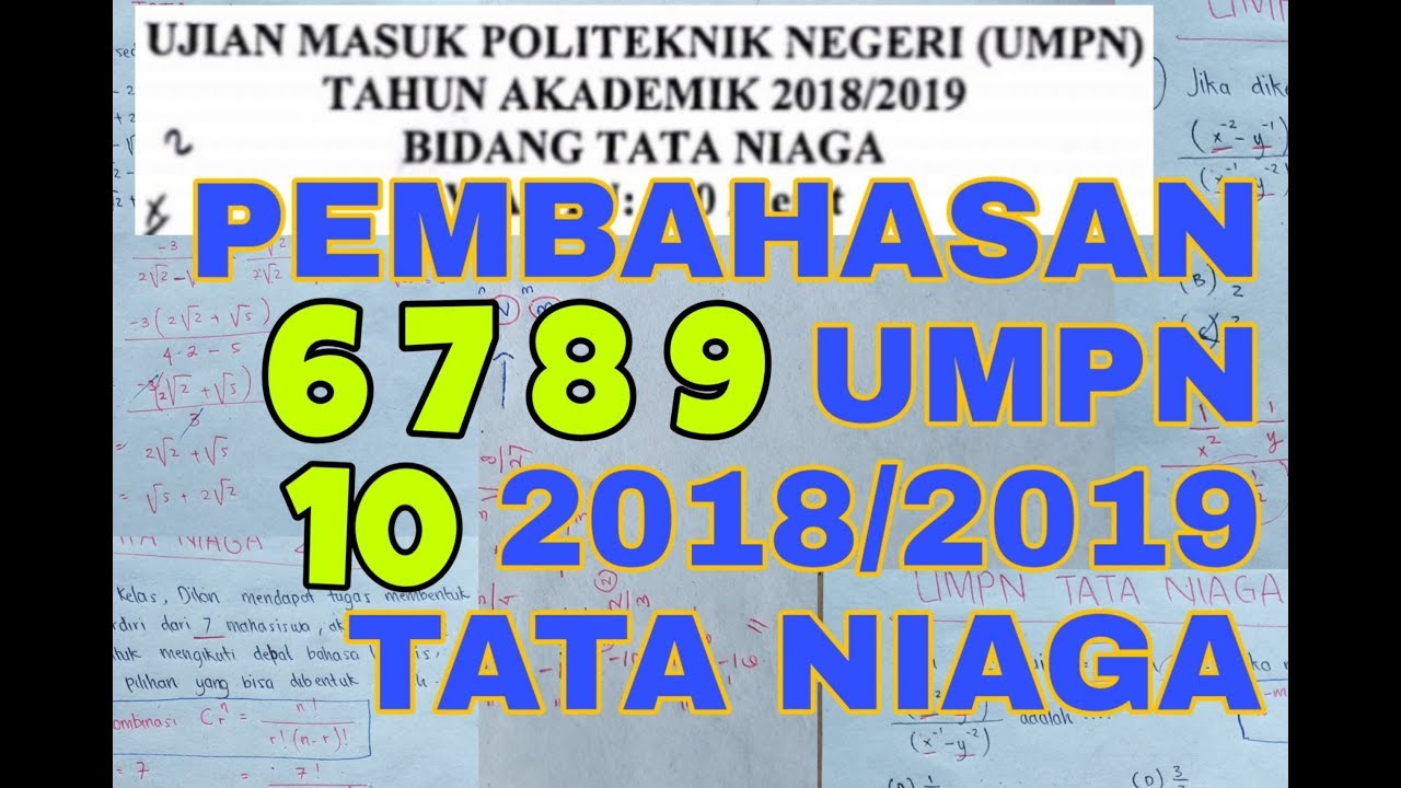Prediksi Umpn 2019 Dari Pembahasan Soal 2018 2019 By Lenny Agustin Youtube