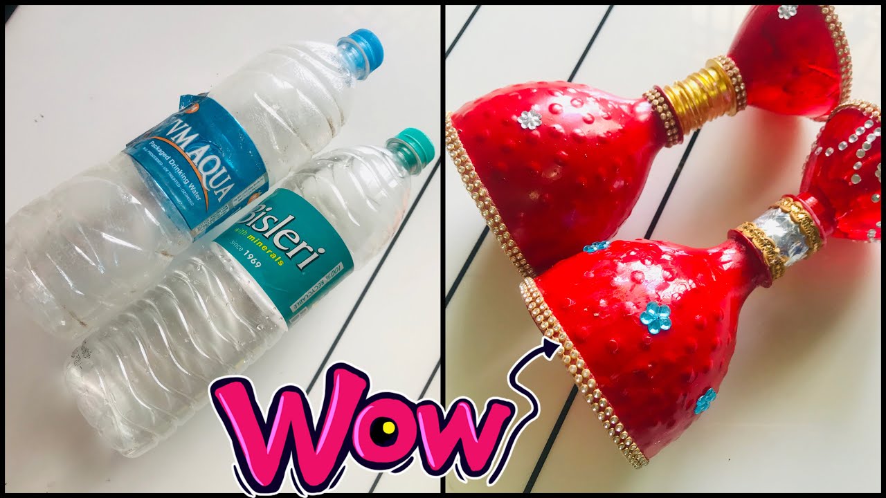 Easy Water Bottle Craft Ideas | Best Out Of Waste Plastic Bottle ...
