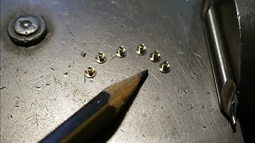 Turning tiny Brass bushes