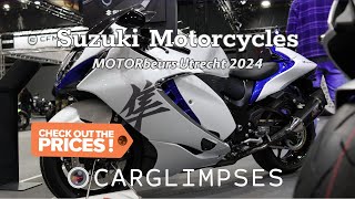 Suzuki Motorcycles with PRICES !!! @ MOTORbeurs Utrecht 2024