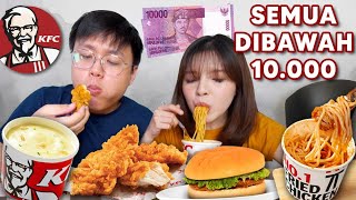 RP 10.000 KFC CHALLENGE !! MAKAN KFC MODAL CEBAN !!