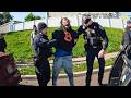 Wanted Fugitive Goes Berserk When Police Ruin His Escape