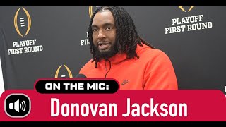 Ohio State's Donovan Jackson on first-round selection by Minnesota Vikings