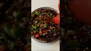 🍒2025년 8월 10일 매콤한 청양고추마늘쌈장 맛있어요💚😄 평안한 주일밤 지내세요🙆♀️ 감사합니다❤