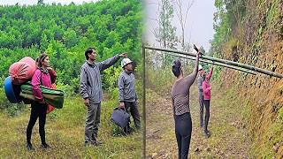 Kind Neighbors Helped A Single Mom Build Her Dream Bamboo House (Heartwarming Story)