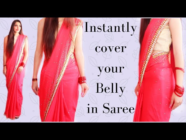 Is there anything to wear under a saree to cover the stomach? - Quora