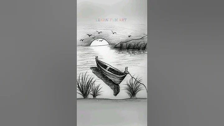 Drawing a Boat on Water #shorts #shortsvideo