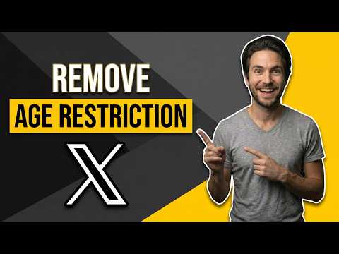 How To Remove Age Restriction On X.Com / Twitter (Easy Guide)