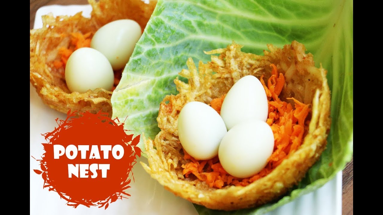 Homemade Potato Nest Recipe | How to make Potato Basket at home? - YouTube