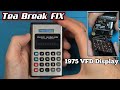 Broken 1975 CASIO Pocket Mini Calculator P-810 Repair