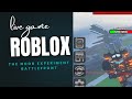 LIVE 🔴 The Noob Experiment #roblox