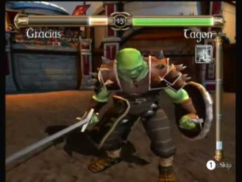 Rage of the Gladiator Challenge Mode Tagon Battle - Rank A WM+ Controls by CoffeeWithGames