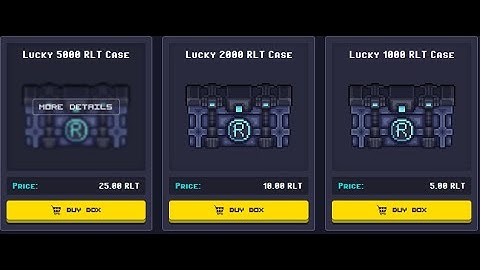 Opening RLT cases, can I get lucky. Rollercoin.