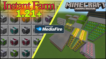Instant farm mod for minecraft pe 1.21 [ Make Any Farm in One Click ]
