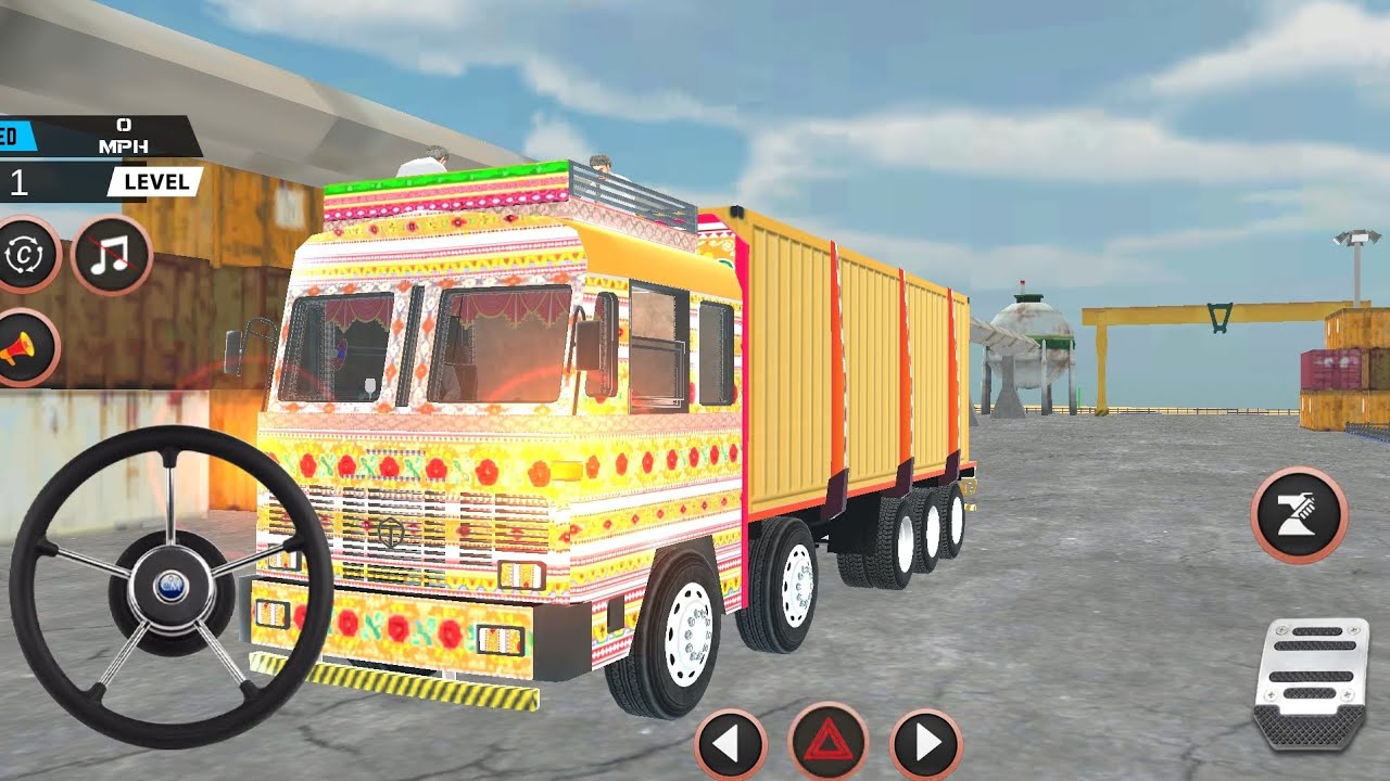 Indian Truck Simulator Gameplay High Realistic Graphics Game Box Transport simulator game #4