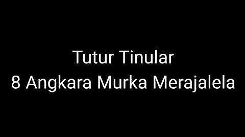 Episode 231 - 232 Tutur Tinular - 8 Angkara Murka Merajalela