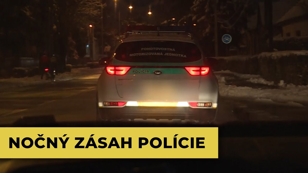 Nočný zásah polície