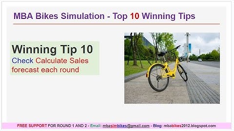 MikesBikes Bikes Simulation guide   Round 1   Part 10