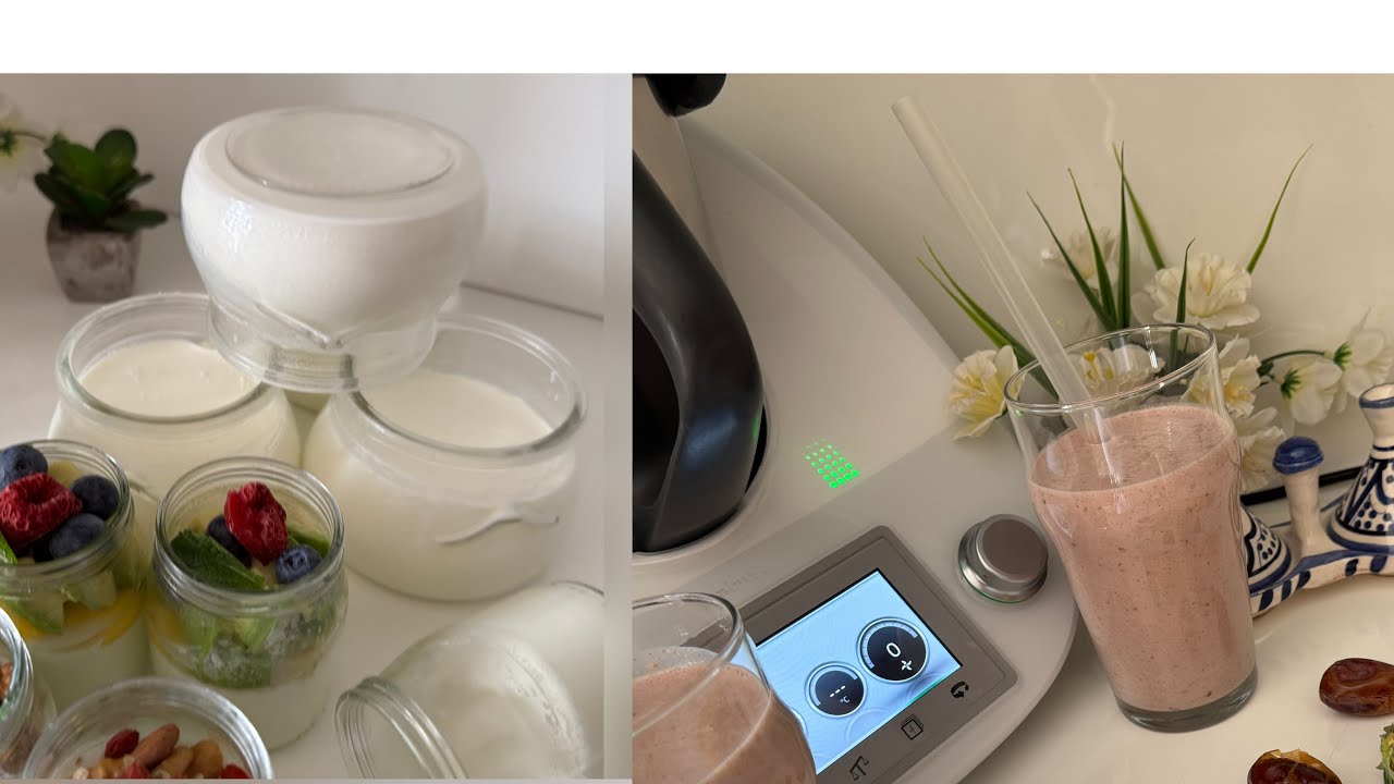 🌿Colazione e Merenda Salutare: Yogurt senza lattosio e Frullato Super Energizzante!