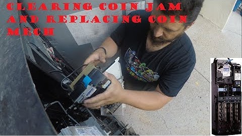 Coin jam and coin mech replacement #vendingmachine #repair