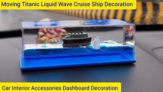 Moving Titanic Liquid Wave Cruise Ship Decoration | Car Home Decoration Accessories screenshot 1
