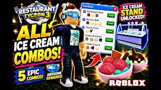 RT3 में सभी आइसक्रीम कॉम्बोस को अनलॉक कैसे करें! 🍦 screenshot 3