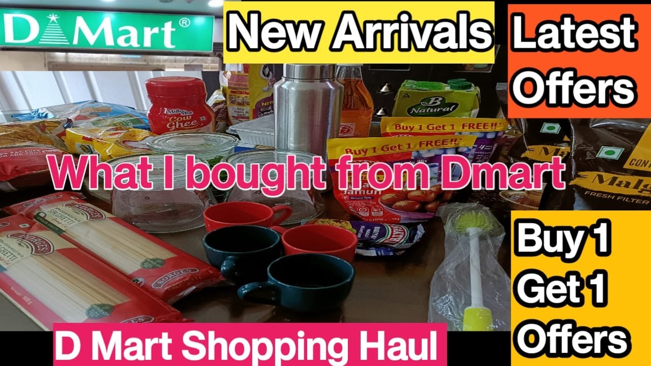 D Mart / DMart Shopping Haul / Best Offer/ Shopping Haul | டி ...