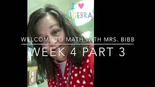 Week 4 Part 3