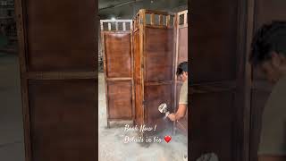 This is wood partition to seperate personal space or to add value to your room. #dividerpartition