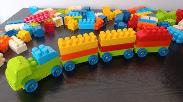 Satisfying DIY Building Road Train 🚛ASMR & Building Blocks | Block Game | Fun Lego Building Tutorial