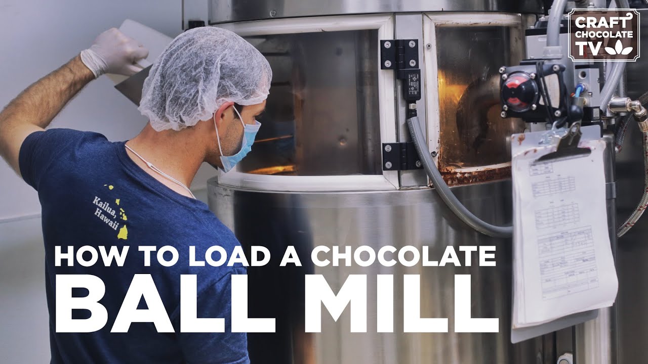 How to Load a Chocolate Ball Mill - Ep.51