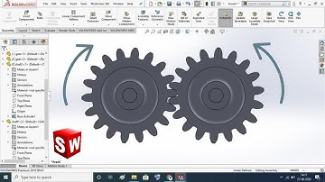 🔴 Solidworks Tutorial #12 | Gear Mate - Assembly.