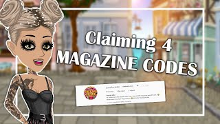 MSP Random - Claiming 4 MAGAZINE CODES!