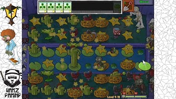 Plants vs. Zombies - Gameplay Walkthrough Part 4 - World 4 (HD)