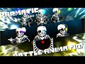 [ Undertale Battle animation ] Preboot Karmatic time trio Fight Phase1!!!