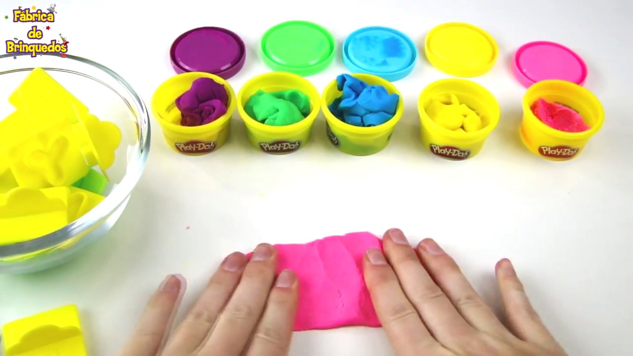 Play Doh Aprendendo as Cores - Inglês Português